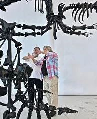 Ai Weiwei and Adriano Berengo, 2020, Venice, photo credit Edward Smith 2