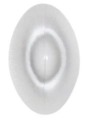 Alberto Biasi, Luce ovale dinamica, 2011, lamelle in PVC e acrilico su tavola, cm 140x90