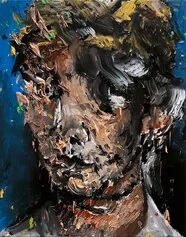 Androgynous, oil on canvas, cm 24x30,  2022