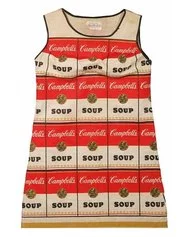 Andy Warhol - Campbell’s Soup dress - Stampa su cotone e cellulosa, h 95 cm Firmato da Warhol - anno 1968