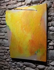 Anelito T 16, 2016, olio su tela sagomata, 120x100cm, Courtesy l'artista