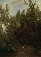 Arnold Böcklin, Pan nel canneto, 1856-1857, olio su tela, cm 138 x 99.5 Kunst Museum Winterthur, Fondazione Oskar Reinhart © SIK-ISEA, Zurigo (Philipp Hitz)