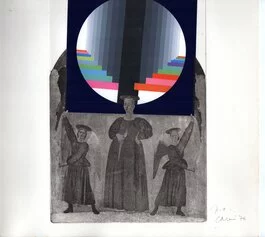 Associazione NoMus   La Madonna del parto di Piero della Francesca mostra un segnale immaginario, Eugenio Carmi, In hoc signo vinces, 1976