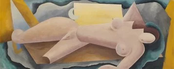 Bruno Munari, Buccia di Eva, 1929 1930, tempera su tela, 80 x 205 cm © Bruno Munari. Tutti i diritti riservati alla Maurizio Corraini s.r.l.