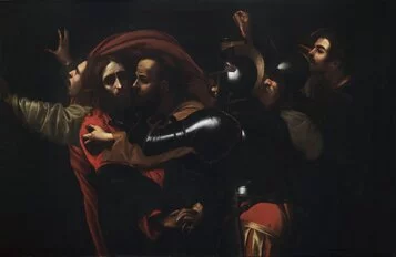 Caravaggio,  La presa di Cristo, Napoli