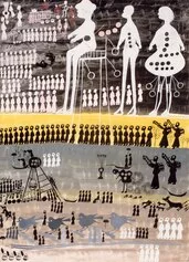 Carlo Zinelli
Due uomini rossi e occhiali gialli
Due uomini rossi e bicicletta gialla
recto e verso
1964
Tempera su carta
70 x 50 cm
Fondazione Culturale Carlo Zinelli, Verona