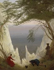 Caspar David Friedrich, Le bianche scogliere di Rügen, 1818, olio su tela, cm 90 x 70 Kunst Museum Winterthur, Fondazione Oskar Reinhart © SIK-ISEA, Zurigo (Philipp Hitz)