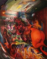 Chiara Sorgato, La mente suprema, olio su tela, cm 100x80, 2019 [courtesy SACCA gallery e l’artista]