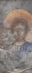 Corrado Veneziano, Cimabue dettaglio con mani