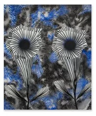 Devil flowers, Federico Polloni,2022, acrylic on canvas, 120x100