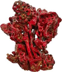 Domenico Asmone Cod. Arch. DOAS20353 Cromatico rosso,  ceramica,  cm 36x30x38,  2020