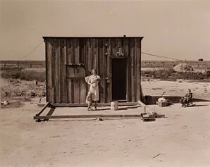Dorothea Lange, Casa di un cliente del progetto di riabilitazione rurale, agosto 1936