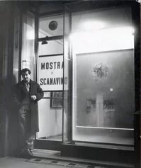 Emilio Scanavino, Galleria del Naviglio, 1959