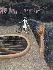 Enrico Benaglia   L'arcobaleno prigioniero   olio su tela cm. 80x60