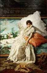 Eugenio Scomparini, Margherita Gauthier, 1890, Museo Revoltella, Trieste
