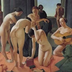 Felice Casorati, Concerto, (1924), tempera su tavola. Collezione Rai – Direzione generale, Torino
© Felice Casorati, by SIAE 2023