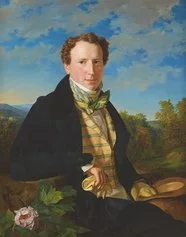 Ferdinand Georg Waldmüller, Autoritratto giovanile