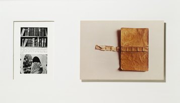 Franco Guerzoni, Libro volante, 1976, stampa cromogenica e lito in copia unica, cm 40x70