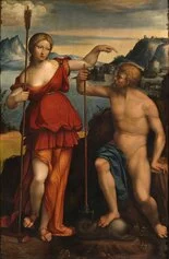 Garofalo, Minerva e Nettuno, Dresda, Staatliche Kunstsammlungen, Gemäldegalerie
