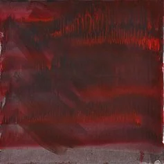 Gastone Biggi, Rosso Altero, 1960, Tempera su Tela, 70x70, rif 446 i