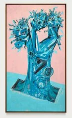 Cy Gavin, Unitled (Pollarded mulberry tree), 2023, Acrylic and vinyl on canvas, cm 228.6x127, @Cy Gavin, photo Matteo d'Eletto, M3 studio
