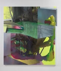 Gioacchino Pontrelli, Senza titolo #1, 2014, tecnica mista su tela, 240 x 225 cm