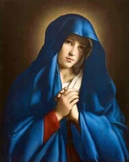 Giovanni Battista Salvi detto Sassoferrato, Vergine in preghiera (Addolorata)
olio su tela, cm 70,6 x 56,5
Pesaro, Altomani & Sons
