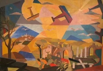 Giulio DAnna, Il volo, 1937, Olio su tela 115.5 x 167 cm