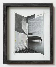 Giuseppe Pietroniro, Collage, 2018, 26,5 x 21,5 cm ogni singolo collage (trittico completo 26,5 x 64,5 cm)