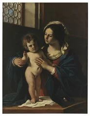 Guercino Madonna con bambino