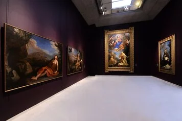 Guercino nello studio   vedute dell'allestimento   Foto Roberto Serra Iguana