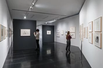 Installation View, Jannis Kounellis La stanza Vede, Disegni 1973–1990 - 2024 - Courtesy Museo Novecento, Firenze and the artist - Foto Ela Bialkowska OKNO studio