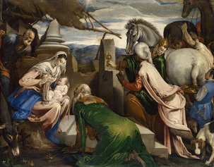 Jacopo Bassano - Adorazione dei Magi, 1556-1557 ca., olio su tela, Kunsthistorisches Museum, Gemäldegalerie, Vienna. Credit: ©KHM-Museumsverband