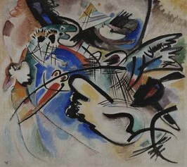 Kandinsky V.V.  Composizione. 1920, olio su tela