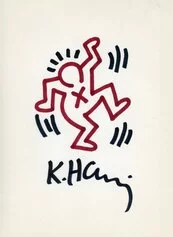 Keith Haring, Untitled, pennarello su carta, 18x24