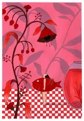 Kiki Skipi, 2020, Senza Titolo, acrilico su carta, 42x29 cm