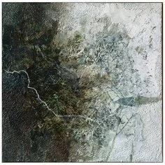 LA RAGNATELA   cm. 50x50   materico,olio, collages   2013