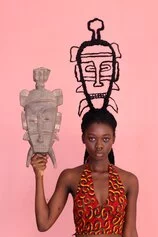 Laetitia Ky   African hairtistry c print, monting on diasec plexiglass satin 75 x 50 cm 2022