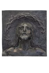 Leonardo Bistolfi, Testa del Cristo Brayda, bronzo, Museo Civico Casale Monferrato, bronzo, deposito Banca Patrimoni Sella & C