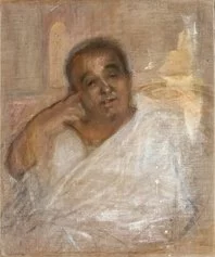 Lila De Nobili, Ritratto di Umberto Tirelli, pastello su tela, 55x65 cm. Ph. Fabio Fantini