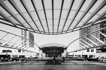 Lisbona, 2018, Stazione di Oriente, Santiago Calatrava, stampa inkjet su carta cotone
