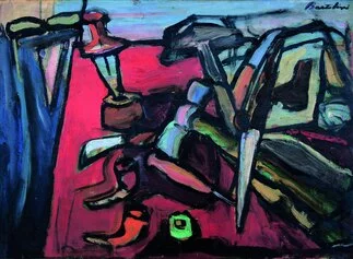 Luigi Bartolini, Il tavolo dell’artigiano,1955, Collezione privata