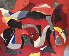 Marcel Burtin Senza titolo, 1966 olio su tela cm 130x162