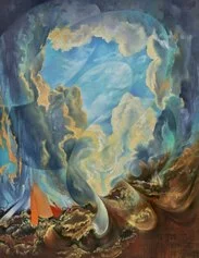 Maria Kreyn,The clearing 2024, olio su tela, 229 x 178 cm