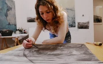 Marilina Marchica nel suo studio