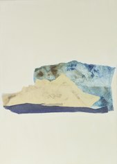 Marilina Marchica, PaperLandscape, tecnica mista e collage su tela, cm 61x46, 2021