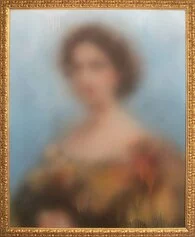 Miaz Brothers, Lady G. (2023), Acrylics on canvas, 129,5 x 161,5 cm   147 x 178 x 4,5 cm framed, Credits Elena Domenichini