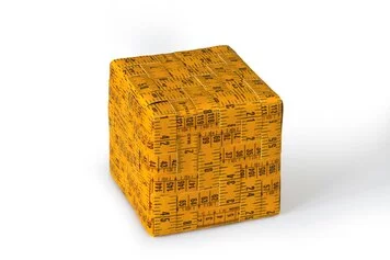 Mimmo Iacopino, metro cubo, 12x12x12 cm