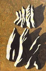 Montagne, 1993 tempera e acrilico su tela, 150 x 99 cm
