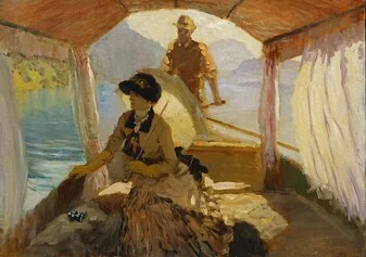 Giuseppe De Nittis, Sul Lago dei Quattro Cantoni, 1881 ca, Collezione Privata, Courtesy Francesca Dini, Firenze